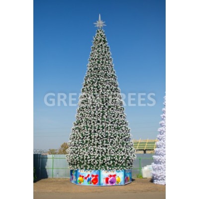 Сосна искусственная "Уральская" с белыми кончиками Green Trees 5 метров